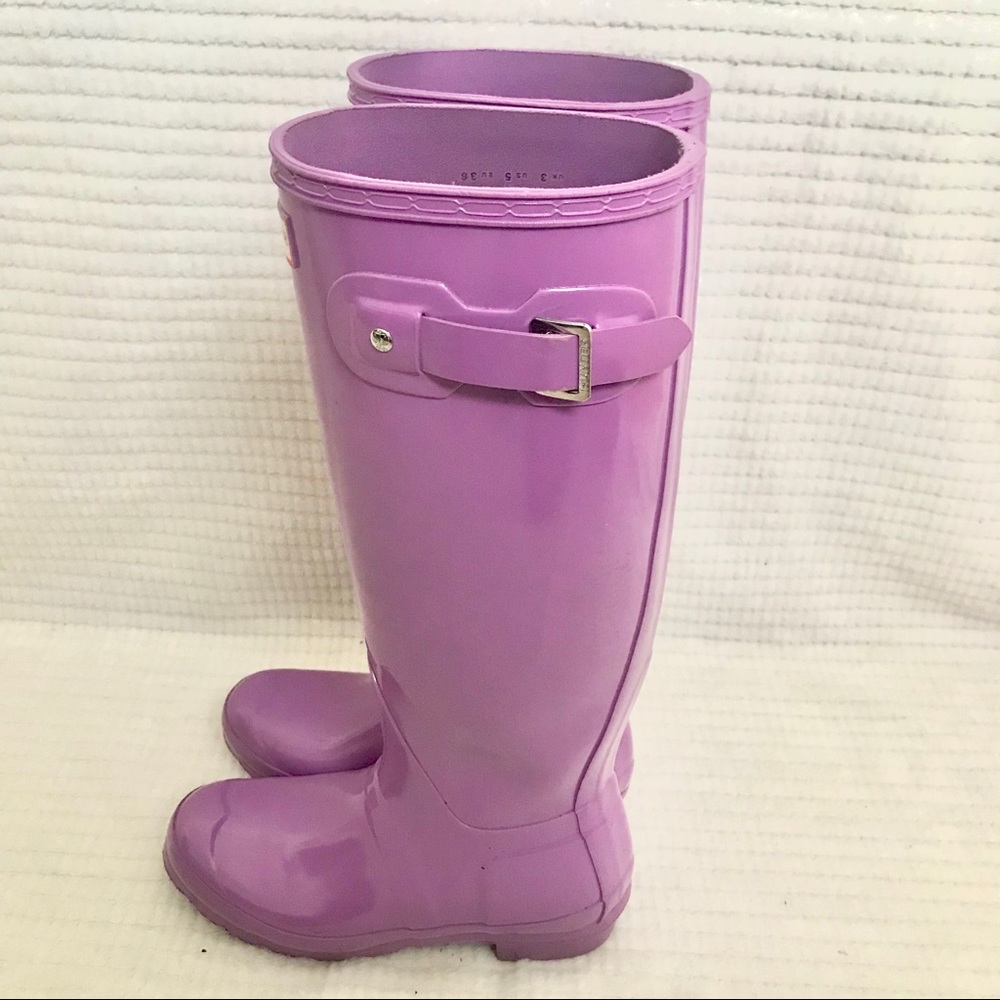 HUNTER | Rainboots Women’s 5 Eu 36 Lavender Purple - Picture 5 of 9